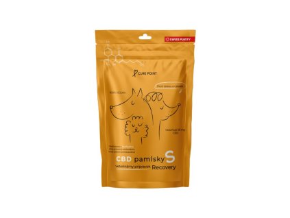 Doplnek vyzivy pro psy CBD Pamlsky Recovery S 100 g 2906202315220312150