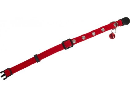 Flamingo Collar for cats with red bell, 30x1cm