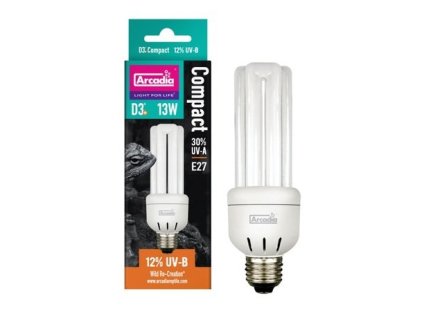 Arcadia D3 Compact Reptile Lamp 13W 12 0 UVB 0111202412270511117