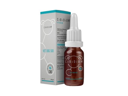 CiBiDiUM VET DOG 500 kapky s obsahem CBD 1609202411071887373