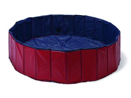 Karlie Skladaci bazen pro psy modro cerveny 160x30cm 1908202411100638834