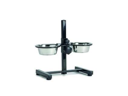 BZ H STAND W 2 STAINLESS STEEL BOWLS 13 2502202111062830448
