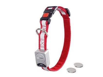 Karlie-Flamingo LED light collar nylon leather circumference 45-65cm x 25mm