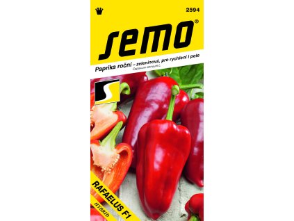 2594 Paprika roční RAFAELUS F1 zeleninová, pro rychlení i pole
