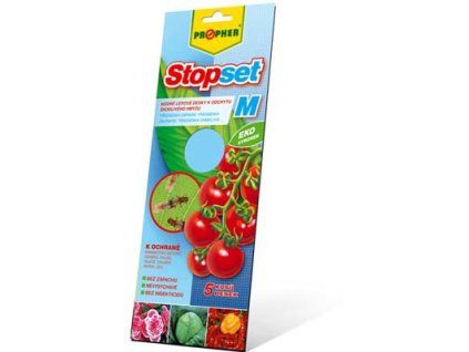 STOPSET M - modré lepové desky 25 x 10 cm 5 ks