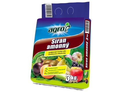 000322 AGRO Siran amonny 3kg 8594005001312