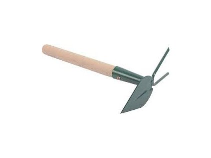 Motyčka špičatá - 2 zubá s násadou 25 cm