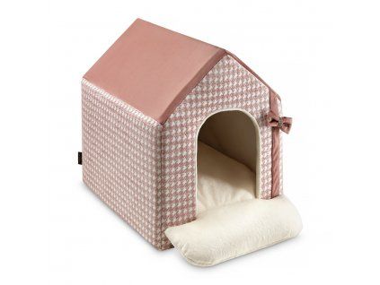 Domeček pro psy Glamour Luxury Pink