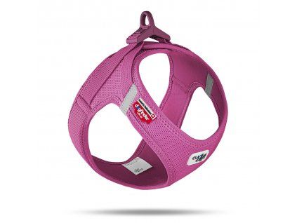 Postroj pro psy a kočky Curli CLAPS Air-Mesh Fuchsia