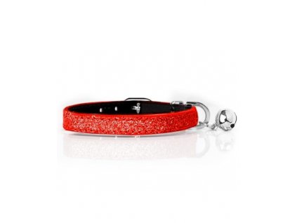 collier chat stardust rouge