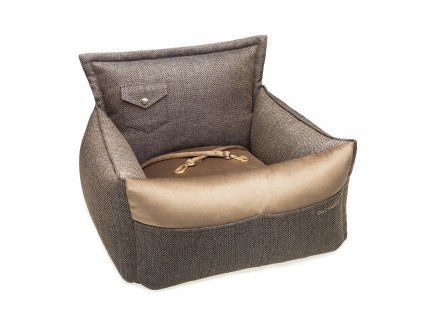 Autosedačka pro psy a kočky Winstor dark beige