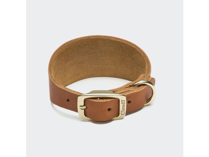 cloud7 hundehalsband regent park camel gold on grey