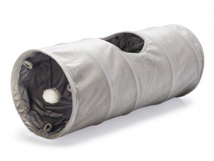 Tunel pro kočky šedý