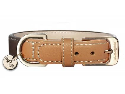 Obojek pro psy Vendome Deluxe Marron/Camel