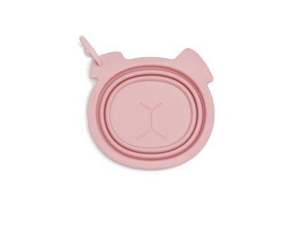 Cestovní miska skládací MUZZLE pro psy 500 ml růžová