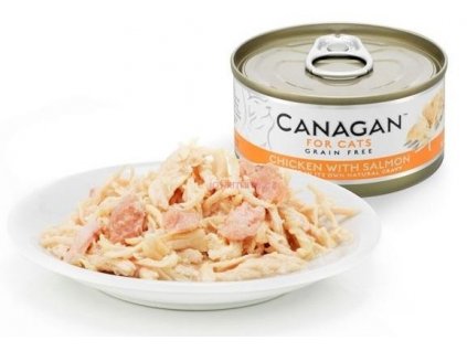Canagan konzerva kuře s lososem 75 g