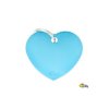 Psí známka MY FAMILY Hliníkové světle modré srdce střední