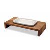 Designová miska pro kočky a malé psy Siam Teak