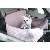Autosedačka pro psy a kočky Glamour Luxury Pink