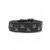 Milkandpepper Obojek pro pro psy Rockstar Black Calavera