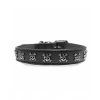 Milkandpepper Obojek pro pro psy Rockstar Black Calavera