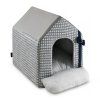 Domeček pro psy Glamour Luxury Grey