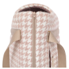 Cestovní taška pro psy Tweed Daphne růžová