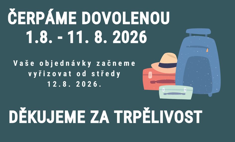 Dovolená 1.8. - 12.8. 2026