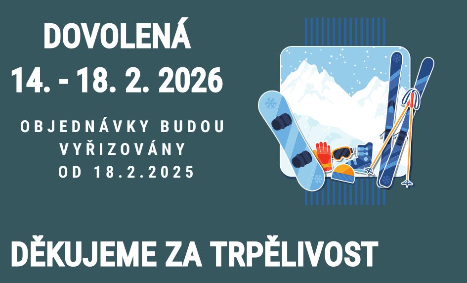 Dovolená 14.2. - 18.2. 2026