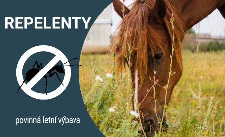 REPELENTY PRO KONĚ - Povinná letní výbava