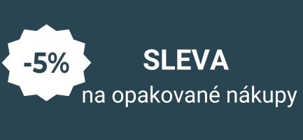 5% SLEVA  na opakované nákupy