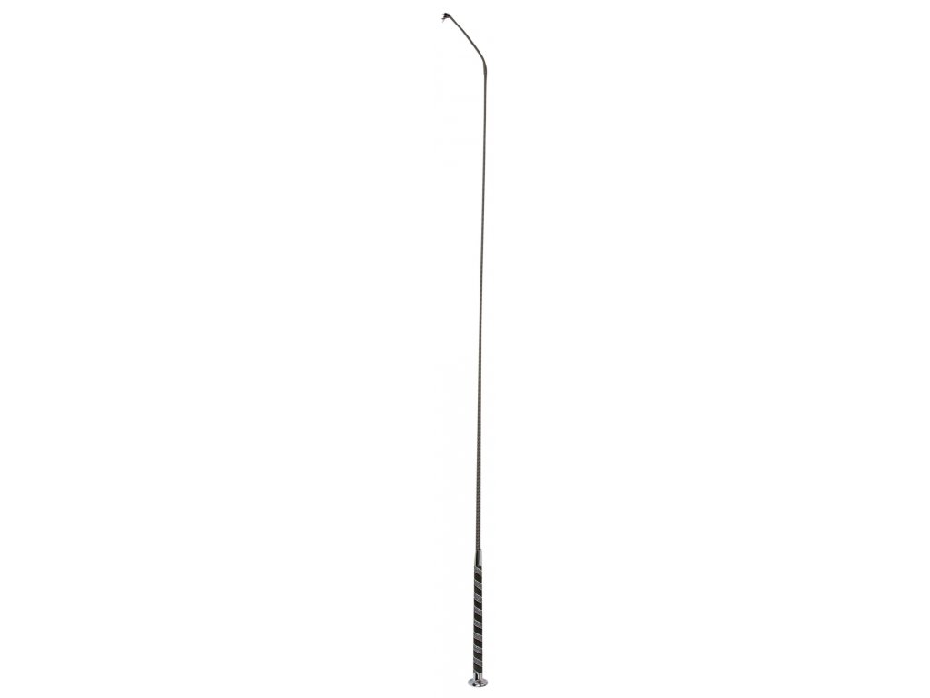 Drezúrní bič, délka 100 cm, sříbřité