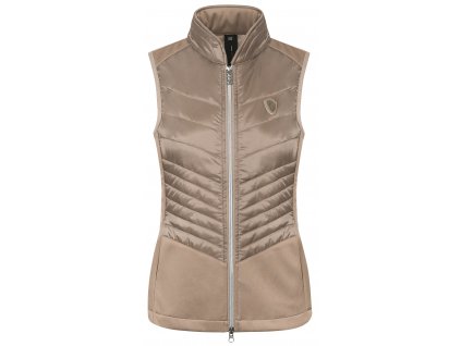 Kombinovaná vesta Covalliero S/S 2022, béžová,