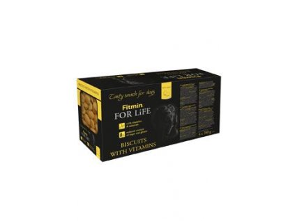 Piškoty FITMIN FOR LIFE pro psy MULTIPACK 6x200g