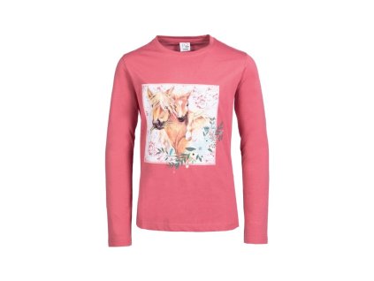 HKM Sweet Dreams  dětské triko s koněm růžové