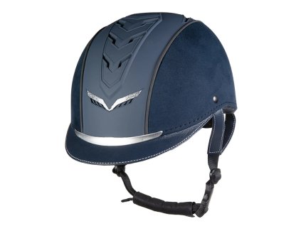 Jezdecká helma Elegance modrá