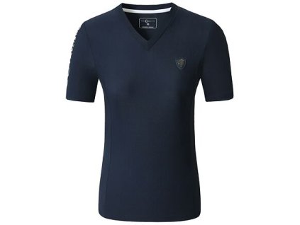 Tričko Covalliero S/S 2025 dámské tmavě modré (Velikost L)