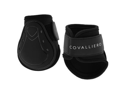 Zadní chrániče pro koně Covalliero TecAir S/S 2025 černé (Velikost Cob)