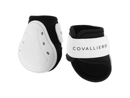 Zadní chrániče pro koně Covalliero TecAir S/S 2025 bílé (Velikost Cob)