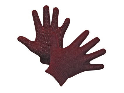 Jezdecké rukavice Covalliero MAGIC GRIPPY bordeaux (Barva šedá)