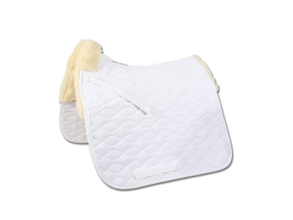 Podsedlová dečka Mailand bílá (Velikost drezurní)