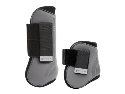 Sada předních a zadních chráničů pro koně Pro šedá (Velikost Full)