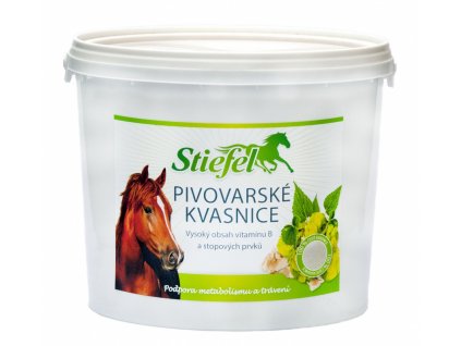 Pivovarské kvasnice pro koně