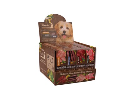 Fitmin dog Purity Snax STRIPES box 4 příchutě 24x35 g CZ/SK