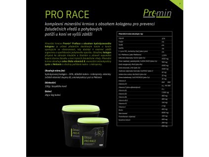 Premin Pro Race vitamínový mix pro koně