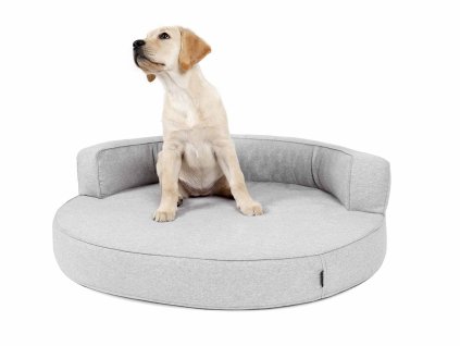 Luxusní pohovka pro psy mypado Alma – šedý pelíšek s paměťovou pěnou