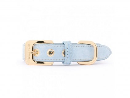 Luxusní psí obojek William Walker světle modrý