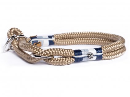 Elegantní stahovací obojek s dekorativní perlou