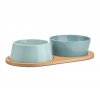 MC C06 009 01 ML C06 010 01 ML Eat Doppio Bowl Set Tray Pine