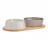 MC C06 009 04 ML Eat Doppio Bowl Set Tray Nougat